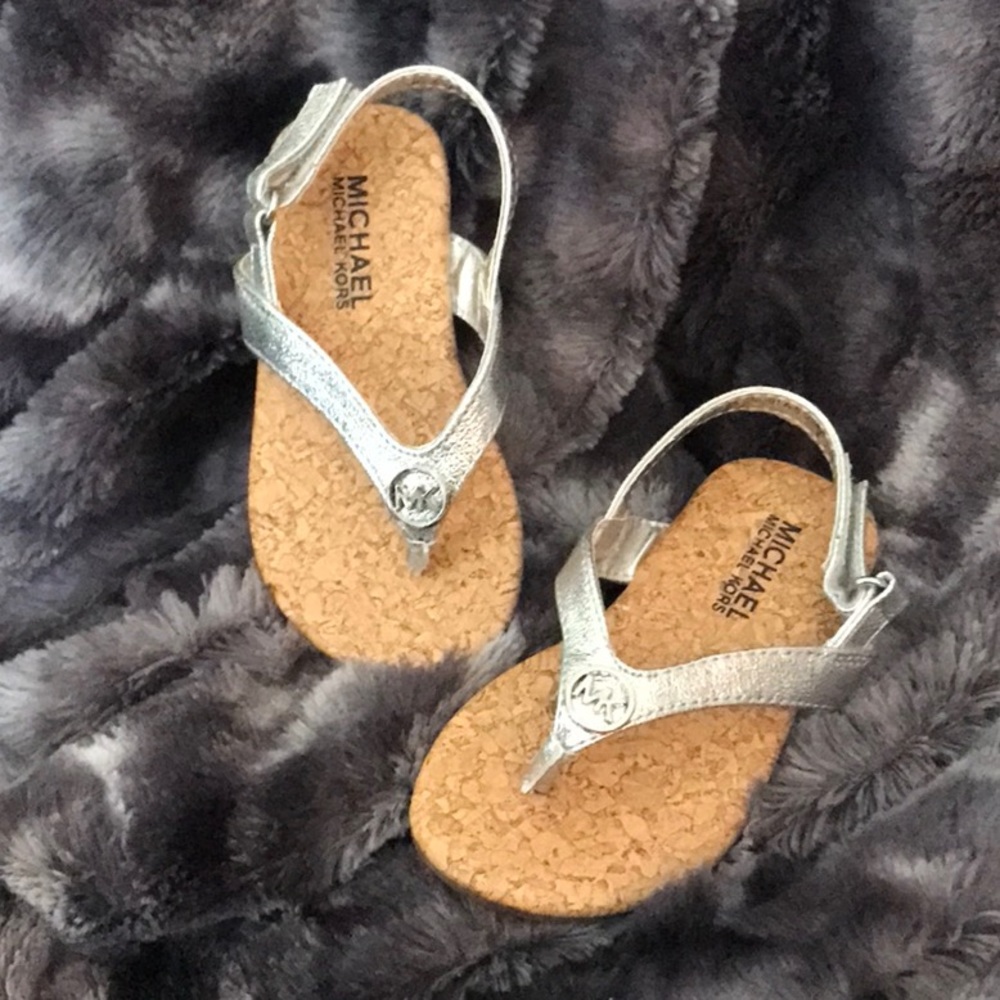 Michael Kors “MK” Little Girls Sandals NEW